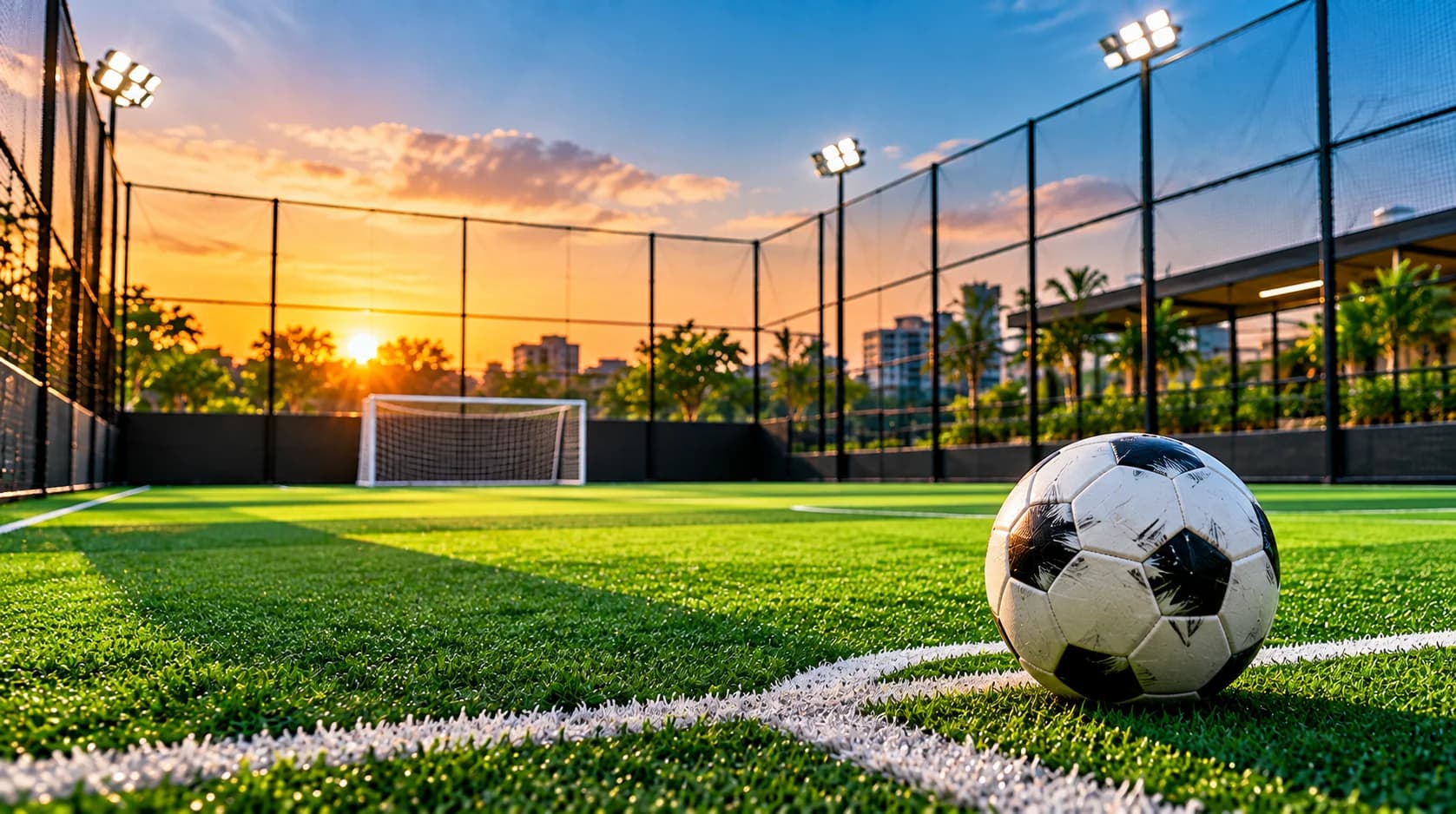 Football court in Jamnagar
