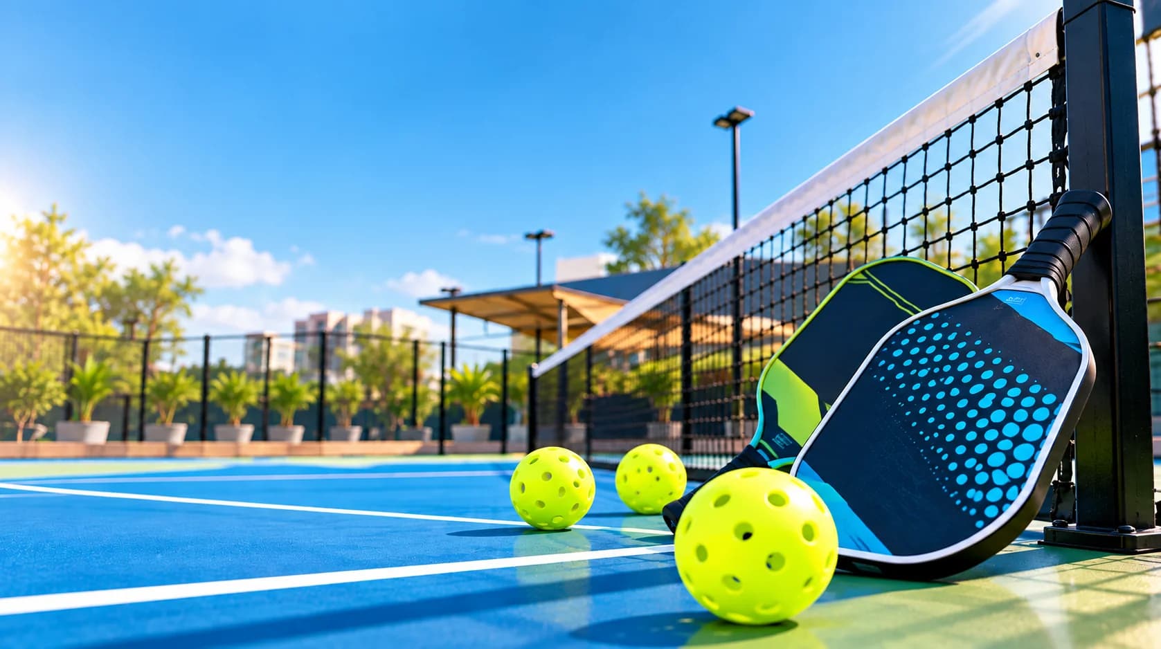 Pickleball court in Jamnagar